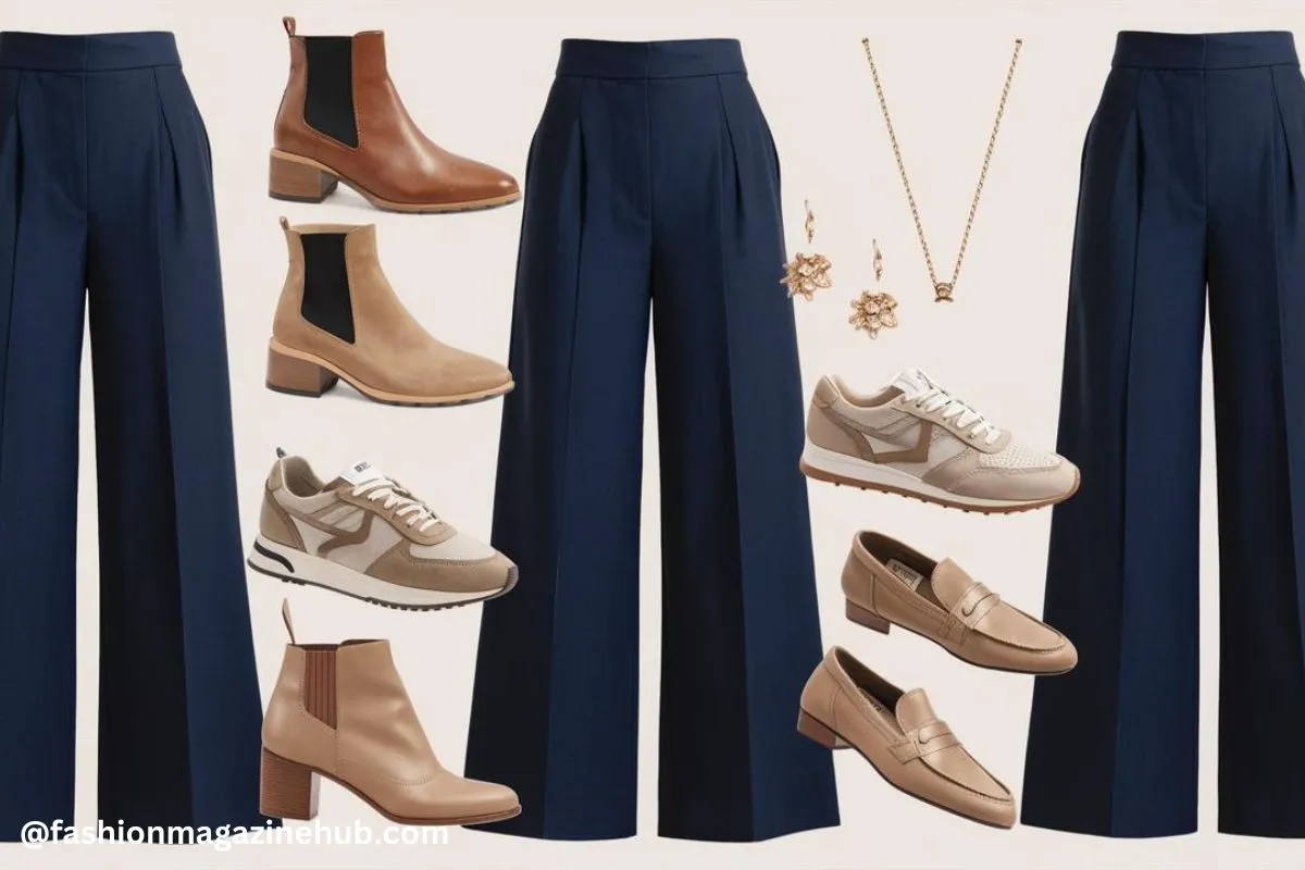 what shoes to wear with wide leg pants