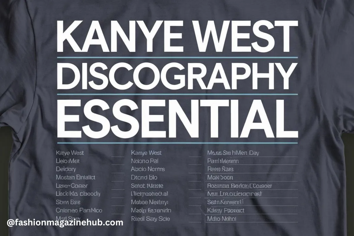 kanye west discography essential t-shirt