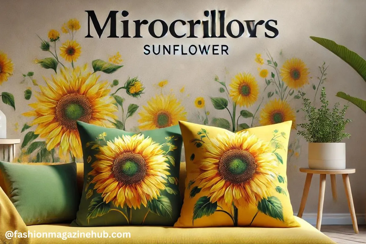 mirocromi pillows sunflower