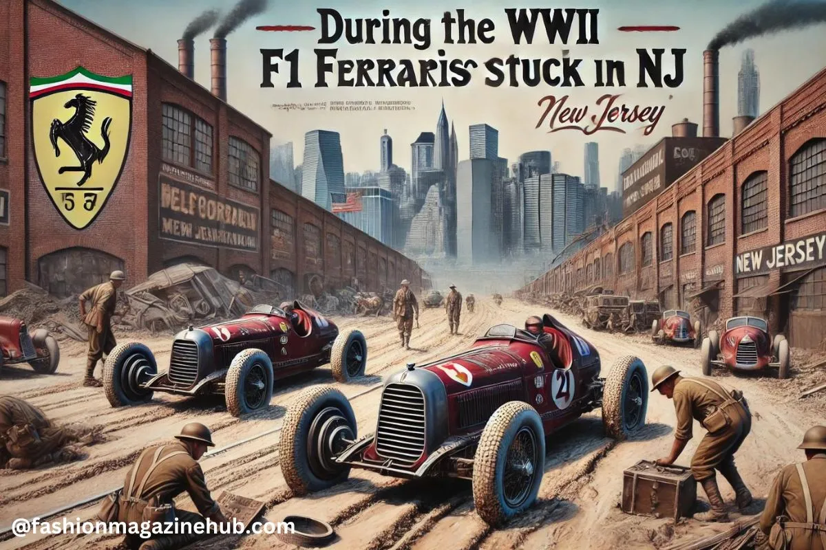 during the wwii f1 ferraris got stuck in nj