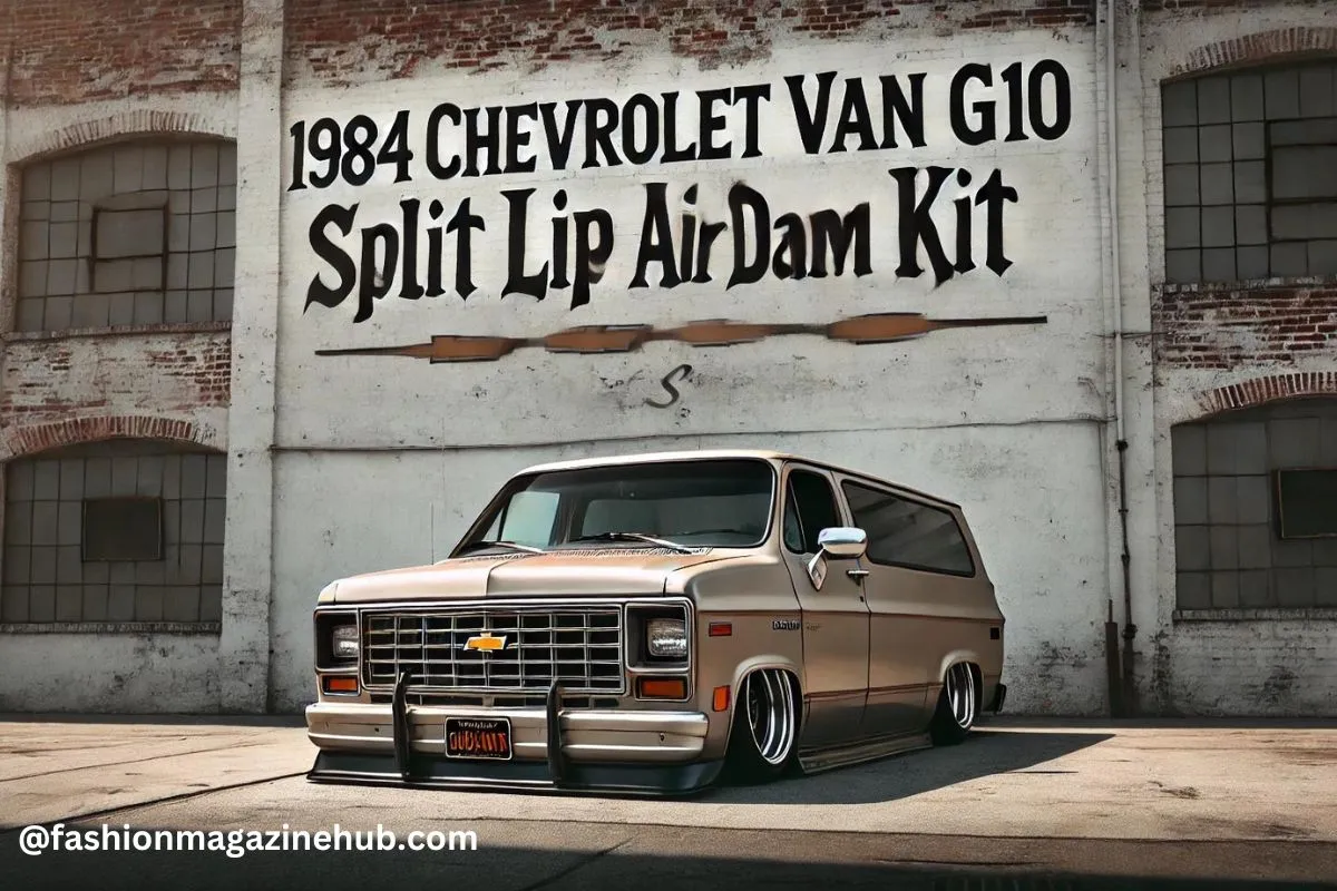 1984 chevrolet van g10 split lip air dam kit