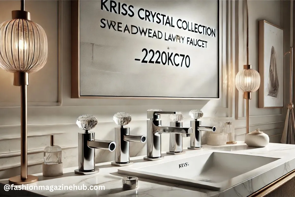 Kriss Crystal Collection Widespread Lavatory Faucet – 2220KC70