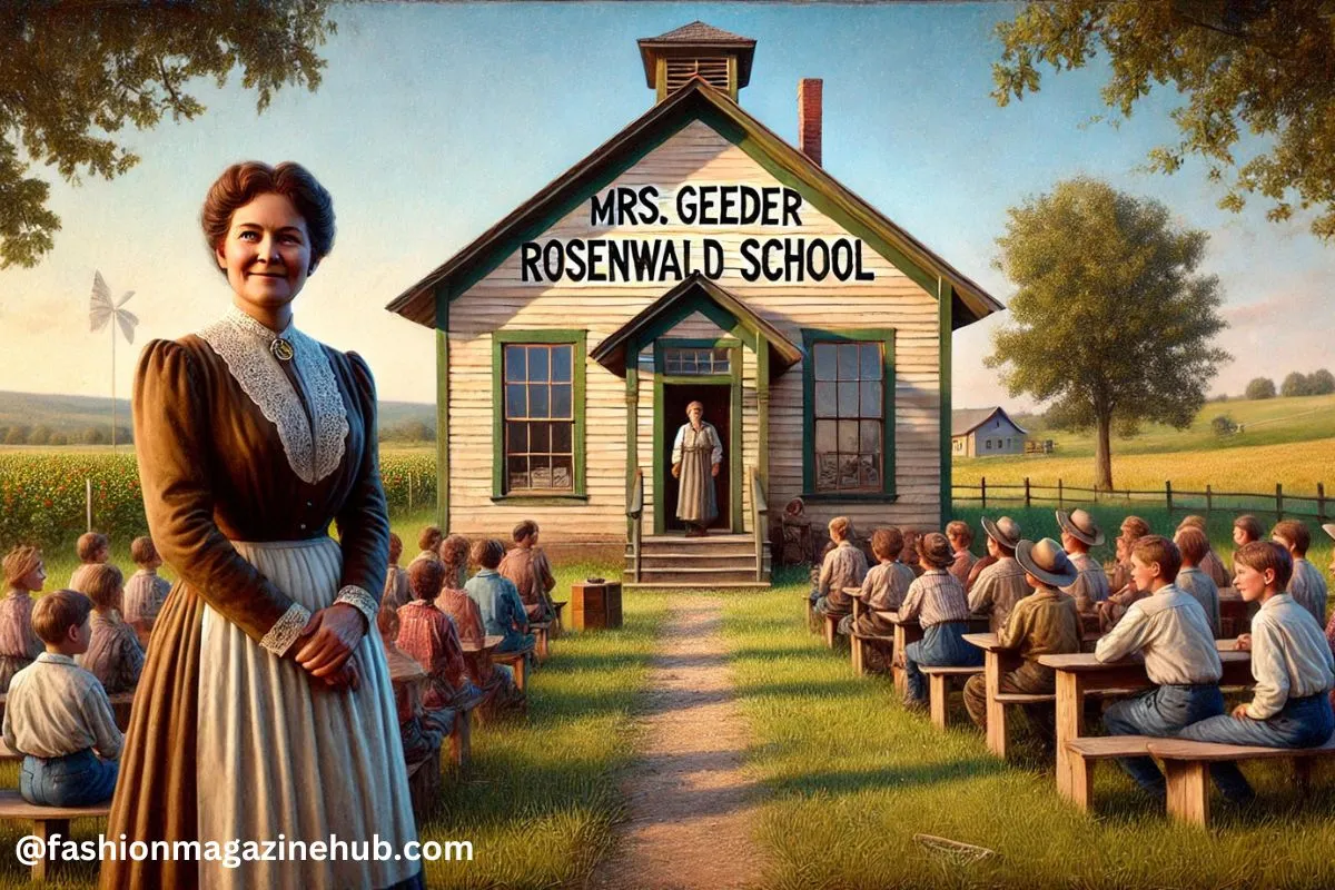 Mrs. Geeder Rosenwald School