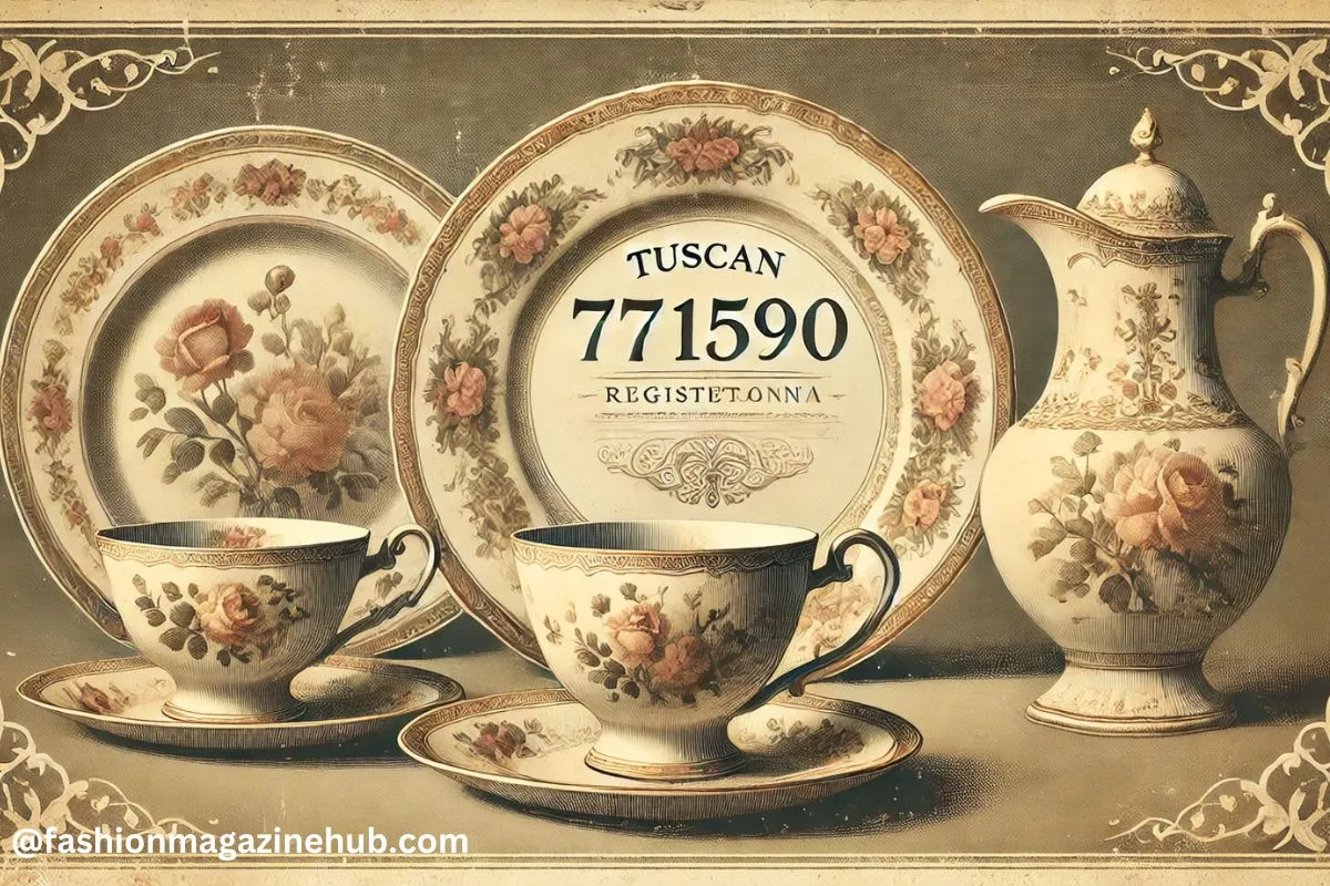 tuscan china reg no 771590